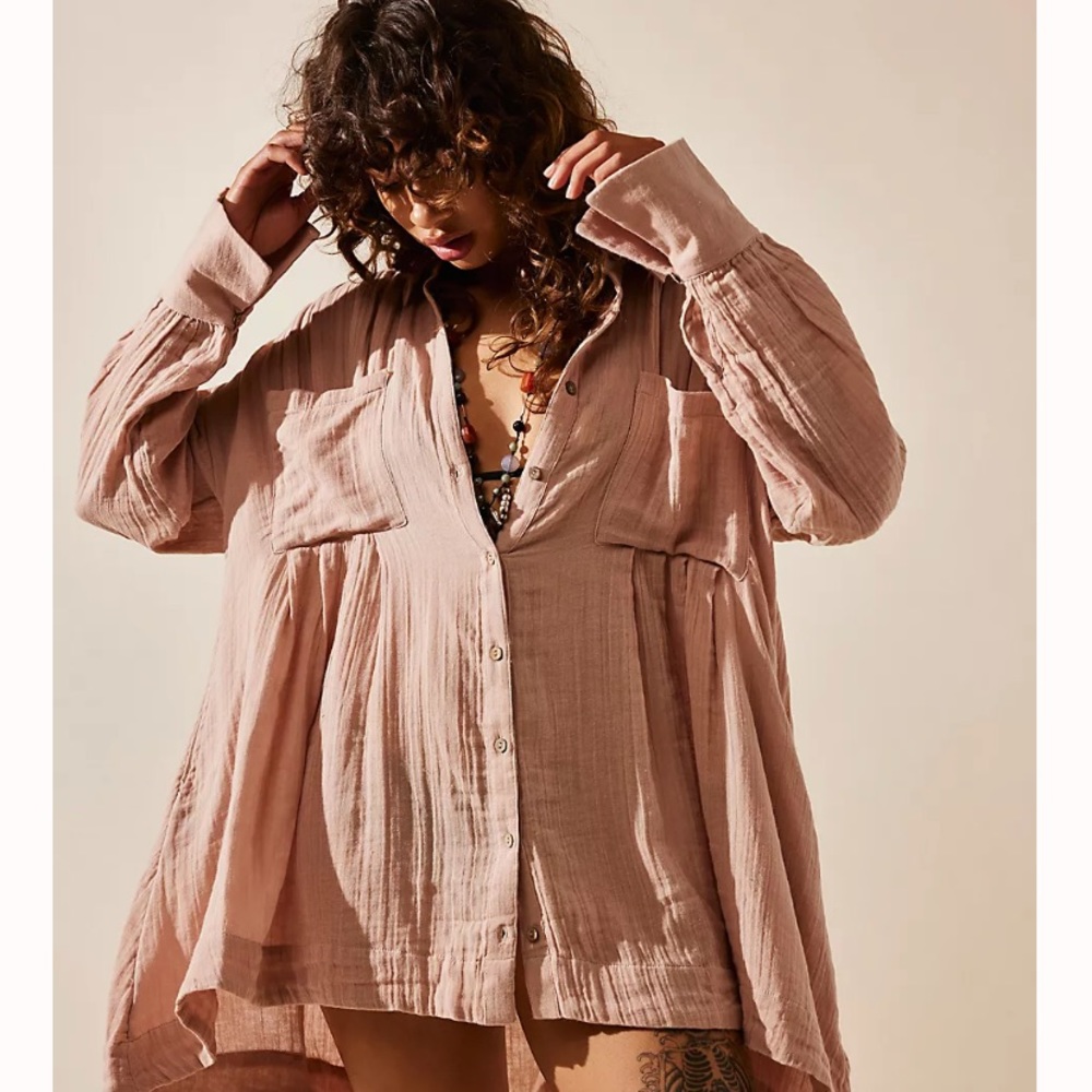 Free people voyager shirtdress